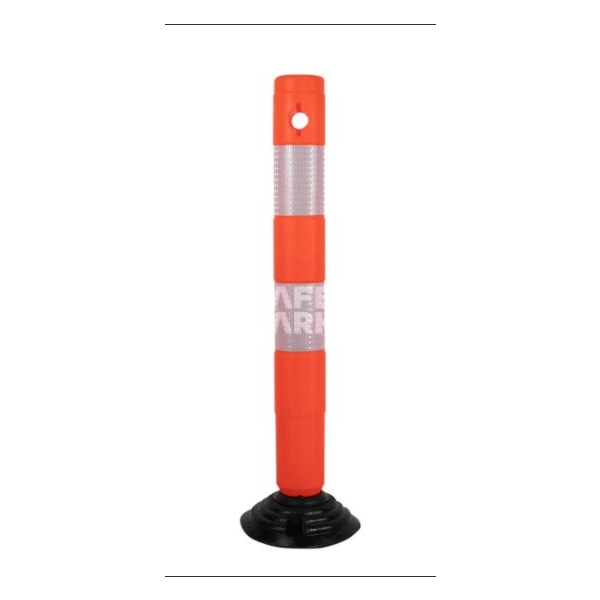 Balizador flexivel laranja 94 cm