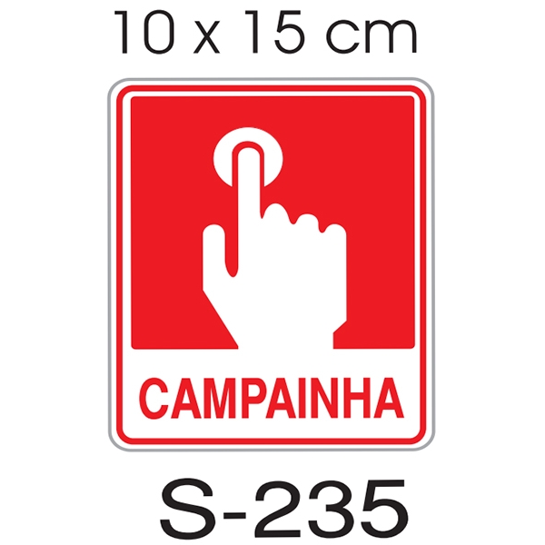 Placa - Campainha