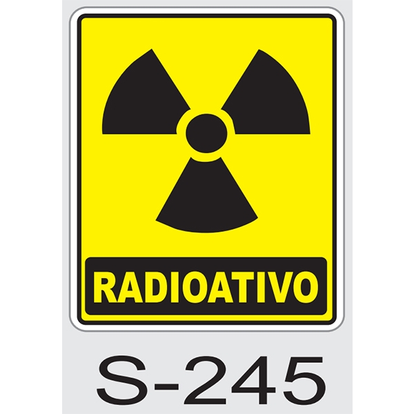 Placa - Radioativo