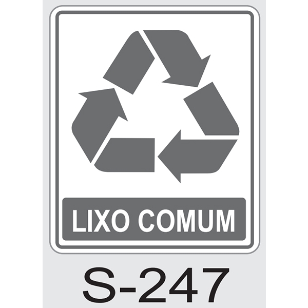 Placa - Lixo Comum